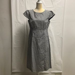 Women’s dress size 10 Karin Stevens black white